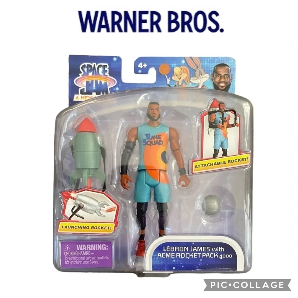 Lebron James Space Jam A New Legacy ACME Rocket Pack Action Figure collectible